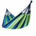 YouLoveIt Portable Camping Hammock 2 Person Cotton Hammock Travel Outdoor Tree Hammock Durable Canvas Fabric Hammock with Carrying Bag for Travel Beach Backyard Camping