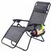 Folding Zero Gravity Chair Outdoor Picnic Camping Sunbath Beach Chair with Utility Tray Reclining Lounge Chairs