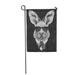 SIDONKU Portrait of Kangaroo in Suit Beautiful Beauty Bow Boy Character Collar Co Garden Flag Decorative Flag House Banner 28x40 inch