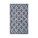 Superior Raisa Diamond Indoor/ Outdoor Area Rug 3 6 x 5 6 Grey