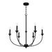 Hunter Fans - Southcrest - 6 Light Chandelier In Casual Style-30.5 Inches Tall