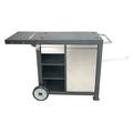 Razor Universal Rolling Prep Cart for Portable Outdoor Griddle and Grills