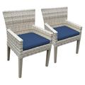 TK Classics Fairmont Outdoor Dining Chairs with Arms