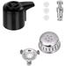 Steam Release Handle Float Valve Replacement Parts with 3 Silicone Caps for Instantpot Duo 3 5 6 QT Duo Plus 3 6 QT