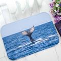 PKQWTM Humpback whale Atlantic Ocean Home Decor Floor Mat Area Rug Doormat Size 15.7x23.6 Inches