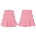 Womens Slim High Waist Tennis Skirt Fashion Activewear Jogging Shorts Solid Color Elastic Swing Mini Skirt