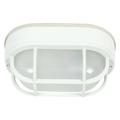 Z396-TW-Craftmade Lighting-1 Light Small Oval Outdoor Flush Mount In Coastal Style-4 Inches Tall and 4.92 Inches Wide
