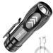 Aousin USB Rechargeable Portable Mini LED Flashlight Bright Hiking Camp Torch Lamp