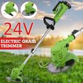 SAYFUT Cordless Electric Grass Trimmers Electric Lawn Mower Handheld Portable Lightweight Trimmer Rechargeable Electric Mower Grass Cutter