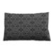 Ahgly Company Patterned Outdoor Rectangular Battleship Gray Lumbar Throw Pillow 13 inch by 19 inch