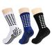 Soccer Socks Men Non Slip Grip Socks Soccer Athletic Socks for Football Basketball Volleyball 3 Pairs
