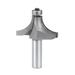 Uxcell 1/2 Shank 1-1/2 inch Dia Round Over Corner 2 Flutes Carbon Steel Router Bit