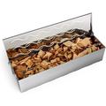 Skyflame 12.5 V-shape Smoke Box BBQ Wood Chips Stainless for Charcoal Charcoal & Propane Grilling