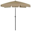 Lixada Beach Umbrella Taupe 70.9 x47.2