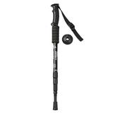 BadyminCSL Four-section Straight Shank Trekking Pole High-strength Cane Crutches Outdoor