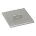 24 in. Stainless Steel Cover for Square Drop-In Fire Pit Pan