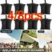 Black Canopy Weights Gazebo Tent Sand Bags 4pcs-Pack