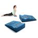 OPTP Performance Wedges - Foam Supports for Fitness Yoga Pilates and Physical Therapy Exercise: Ideal for Squats Planks and Pushups (158W)