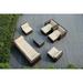 Ohana 10 Piece Outdoor Wicker Patio Furniture Sectional Conversation Set - Mixed Brown Wicker