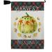 Colorful Pumpkin Thanksgiving Garden Flag Set 13 X18.5 Double-Sided Yard Banner