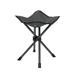 Stansport Apex fold-up Stool Black Steel Polyester Camping Adult