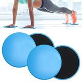 Aptoco Core Exercise Workout Sliders (Set of 4) Smooth Gliders Dual-Sided Design Use on Hardwood Floors Fitness Discs Abdominal & Total Body Gym-Exercise Equipment