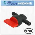 12-Pack 698183 Fuel Shut Off Valve Replacement for Prime Line 7-02324 - Compatible with 494768 Fuel Cut Off Shut Off Valve