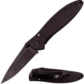 Black Folding Camping Outdoor Pocket Knife