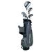 Junior Complete Golf Club Set for Children Kids - 3 Age Groups Boys & Girls Golf Club 5-piece Set Gray- Right Hand & Left Hand Includes Portable Golf Stand Bag