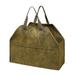 FANCY Firewood Handbag Durable Canvas Material Firewood Carrying Bag Large Capacity Log Container Portable Firewood Holder for Outdoor Loading Unloading