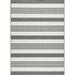 nuLOOM Robin Multi Stripe Indoor/Outdoor Area Rug 7 6 x 10 9 Light Grey