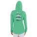 Guy Harvey Ladies Scribble Bills Performance Hoodie Small