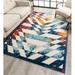 Well Woven Selena Bright Multicolor Indoor/Outdoor Patch Concentric Diamond Pattern Area Rug