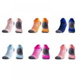 6 Pairs Mens Women Socks Running Cycling Socks Anti-Blister Anti-sweat Cushioned Cotton Socks Breathable Athletic Socks Ankle Socks