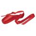 Women Girls Ballet Dance Shoes Soft Pointe Shoes Split Leather Flats Lace Up Red 39