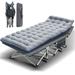 Lilypelle Folding Camping Cot for Adults Portable Sleeping Cot Folding Cot Rollaway Guest Bed with 3.3 inch 2 Sided Mattress and Carry Bag