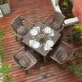 Rimax Baru Five 5-piece Dining Set in Mocha