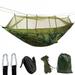 Outdoor Mosquito Net Hammock Camping Ultra Light Nylon Double Portable Hammock For Indoor Camping Camping Travel Yard Beach