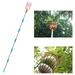 Fruit Picker Tool 10-Foot Fruit Picking Pole with Basket Telescoping Lightweight Fruit Harvester Tool Stainless Steel Fruits Catcher Tree Picker for Getting Apple Fruits Tree