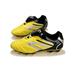 Ritualay Boys Nonslip Lace Up Sneakers School Breathable Football Shoes Gym Lightweight Flat Soccer Cleats Yellow Long Nail 30