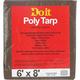 Do it Best 764337 Poly Tarpaulin Medium Duty Tarp 6X8 Brown/Green