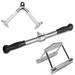 Fitness Maniac Tricep Bar Metal Pull Down Press D Cable Attachment Home Gym Exercise Equipment