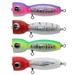 Happy Date 1PC 17cm/80g Oversize Bowl Mouth Colorful Painting Lure Bait 3D Big Eyes Sea Fishing Wooden Popper Fake Bait Fishing Supplies