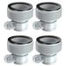 1.25 to 1.5 Type B Hose Adapters for Pool Hose Conversion Adapters B Kit to Upgrade Filter Pumps and Saltwater System (4 Pack)