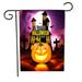 Haillom Halloween Garden Flag Double-Sided Pumpkin Ghost Face Decorative Yard Flag for Home BT02