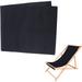 Chair Replacement Fabric 44 x 17 Inch Lounge Chair Cloth Long Beach Chair Cloth Folding Chair Black Oxford Canvas Chair Accessories for Sun Lounger Pool Sunbathing Garden