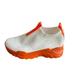 dmqupv Womens Sneakers Womens Slip on Sneakers Lace-up Women s Outdoor Casual Leisure Wedges Shoes Breathable Avid Tennis Shoes Orange 8