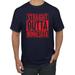 Straight Outta Minnesota MIN Fan | Fantasy Baseball Fans | Mens Sports Graphic T-Shirt Navy Large