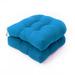 RANMEI 2 Pcs U Shaped Cushion Sofa Rattan Chair Cushion Outdoor/Indoor Terrace Cushion Light blue