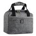 iOPQO Lunch Bag Insulated Lunch Box Soft Cooler Bag Waterproof Thermal Work School Picnic Bento Lunch bag WEEKEIQHT grey Grey